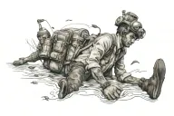 worker traveler lover and dreamer floating tattoo design idea