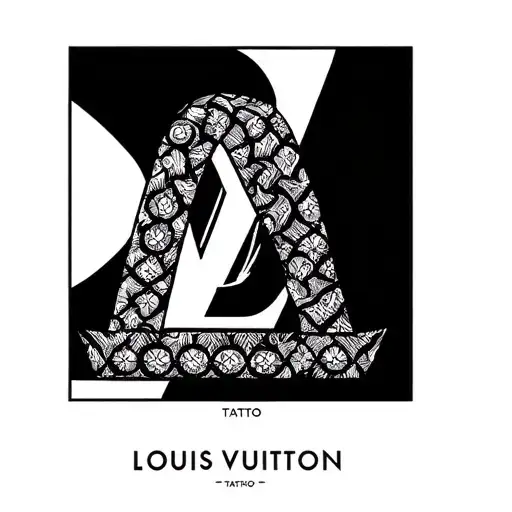 Louis Vuitton tattoo design idea