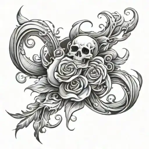 quiet storm tattoo design idea