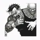 crazy guys 22 tattoo design idea