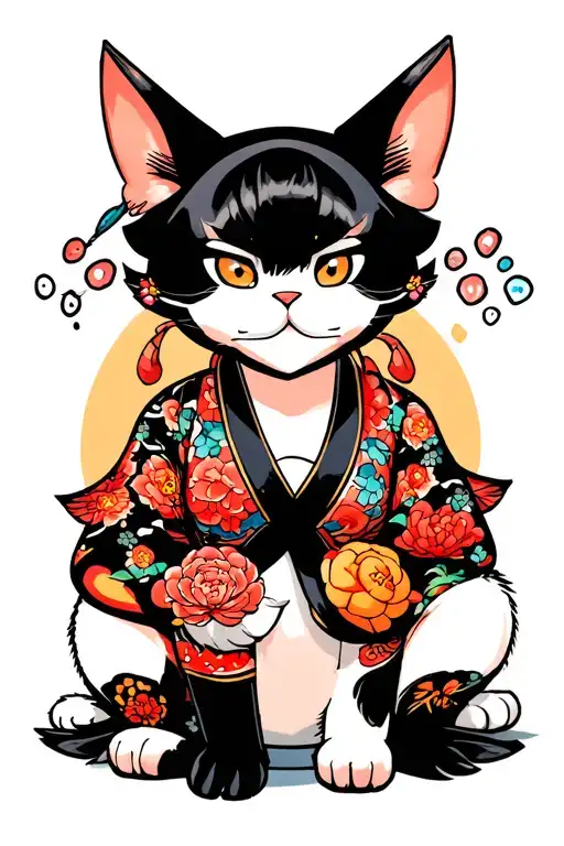 90's cartoon characters tattoo design idea