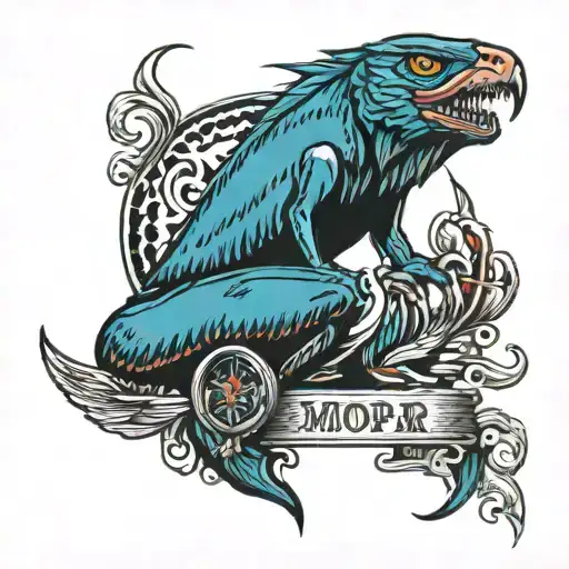 the mopar m tattoo design idea