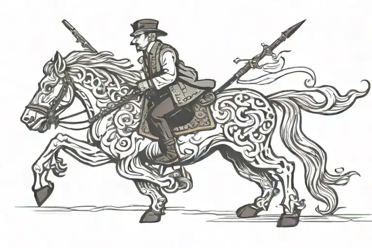 loyal man tattoo design idea