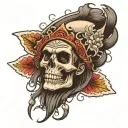 Johnny Silverhand tattoo design idea