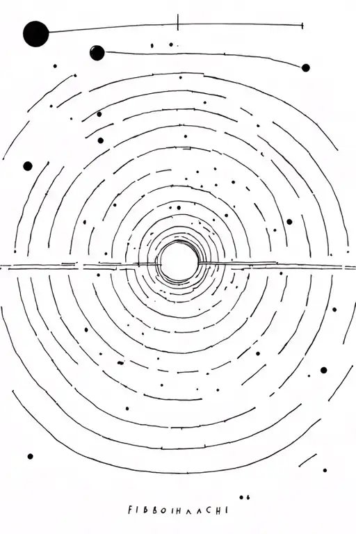 planets pulsar map black hole fibbonacchi tattoo design idea