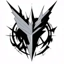 Combine the code Code Geass symbol with the nightwing symbol tattoo design idea