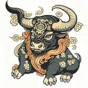taurus tattoo design idea