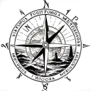 compass with a nautical map inside, text saying "Tempus Fugit Memento Mori", lighthouse, oceans, sunset tattoo design idea