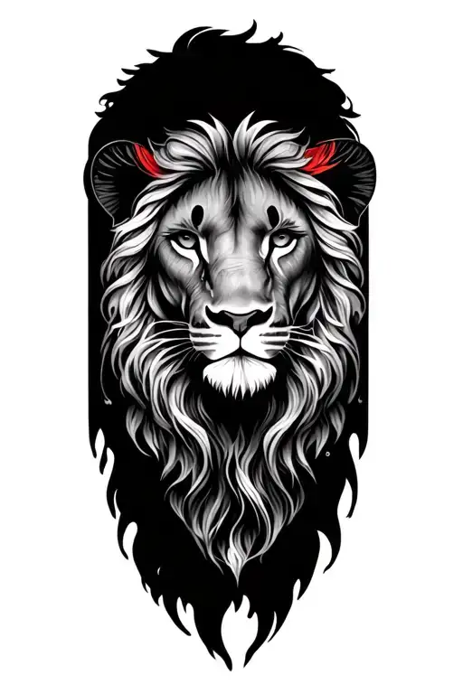 Gemini And Leo tattoo design idea