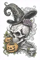pumpkin king n the other tattoo design idea