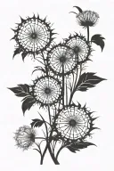 Dandelion tattoo design idea