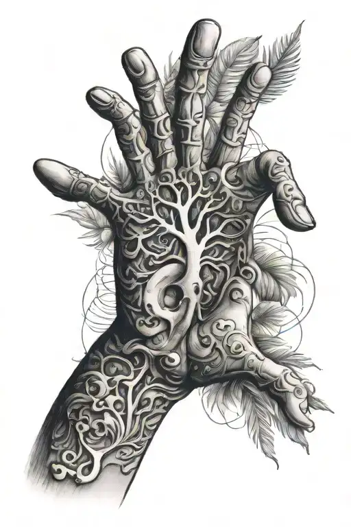 anatomy palm draw full hand holding tattoo design tattoo design idea
