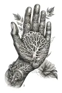 anatomy palm draw full hand holding tattoo design tattoo design idea