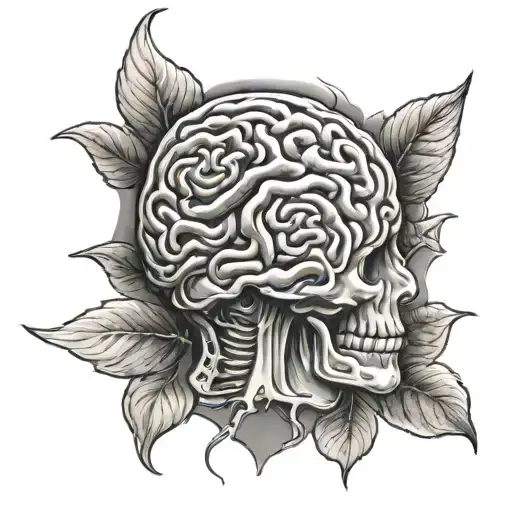 Brain Cancer tattoo design idea