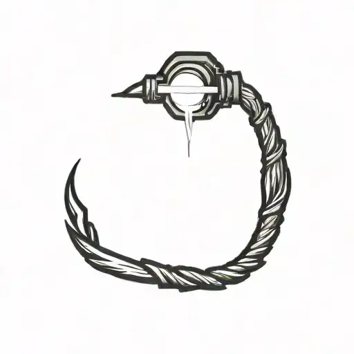 alan wake torch icon tattoo design idea