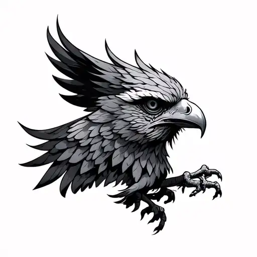 Gryphon tattoo design idea
