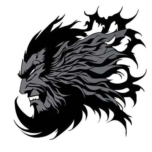 Shogun tattoo design idea