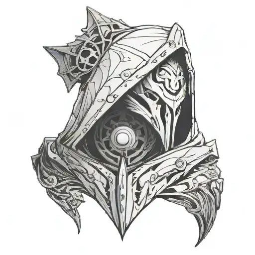 Destiny 2 Ghost tattoo design idea