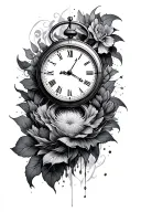 Time is infinite, but life expired. Find yourself before it's too late. tattoo design idea