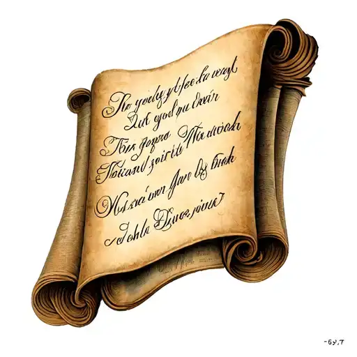 🎭 Galatians 6:7 verse in cursive bible scroll tattoo design idea