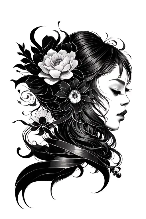 Korean tattoo design idea