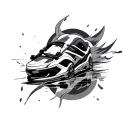 Supra mark 4 tattoo design idea