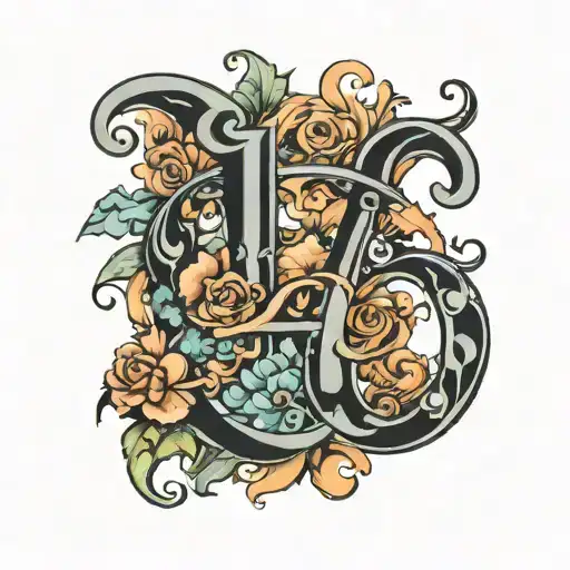 initials a c without seeing the letters  tattoo design idea