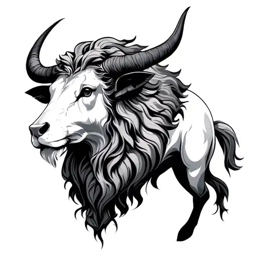Taurus Leo Virgo zodiac sign tattoo design idea