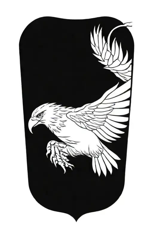 icarus falling tattoo design idea