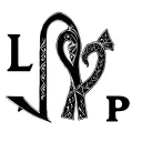 a ankh with the letters L L P going vertical down next to it but a little lower  tattoo design idea