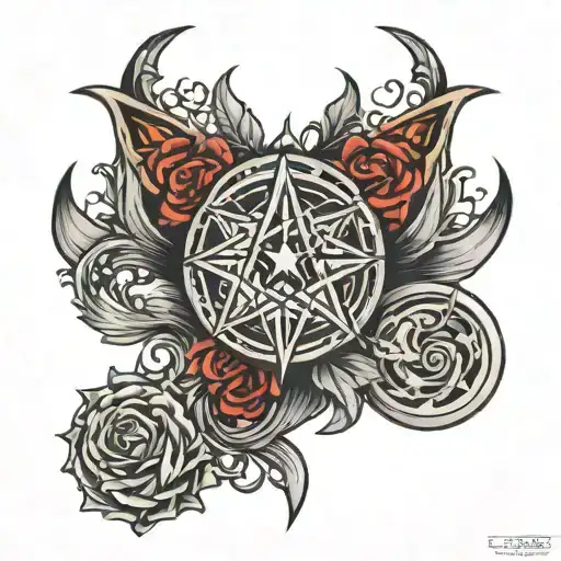 Tattoo portarying the absence of freedon due to religion tattoo design idea