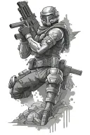 Fortnite  tattoo design idea