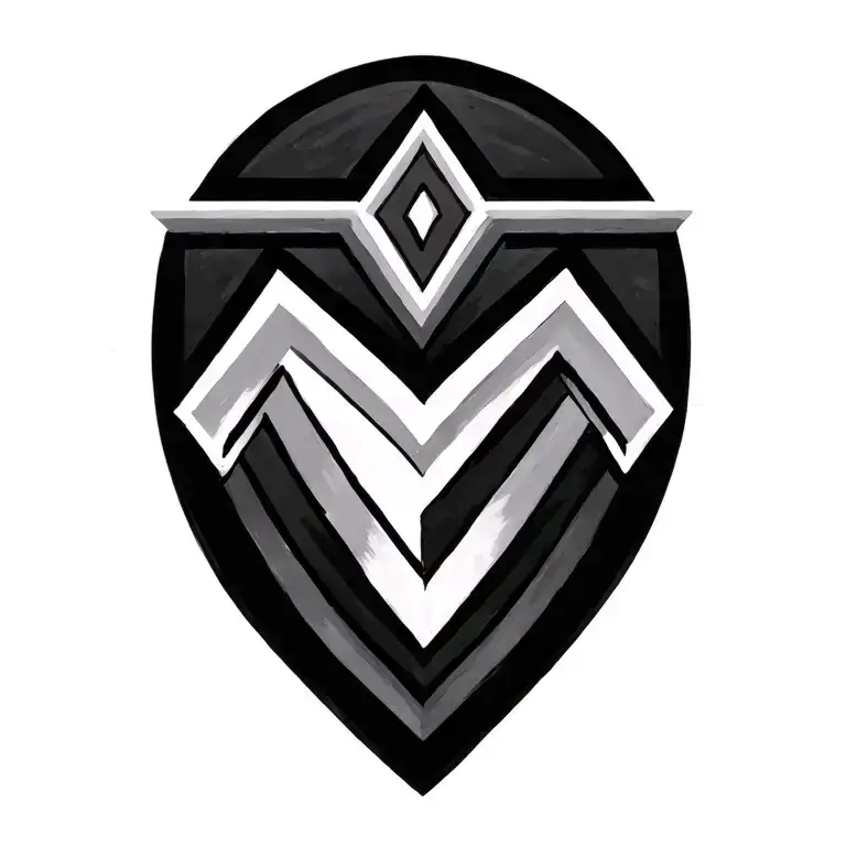 chevron symbol tattoo design idea