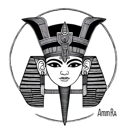 Amun Ra tattoo design idea