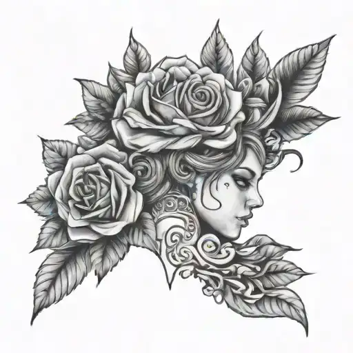 eating disorder tattoo design idea