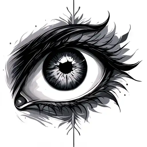 3rd Eye tattoo design idea