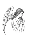 Angel Raphael tattoo design idea
