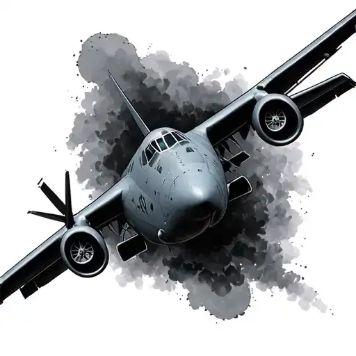 C130 tattoo design idea