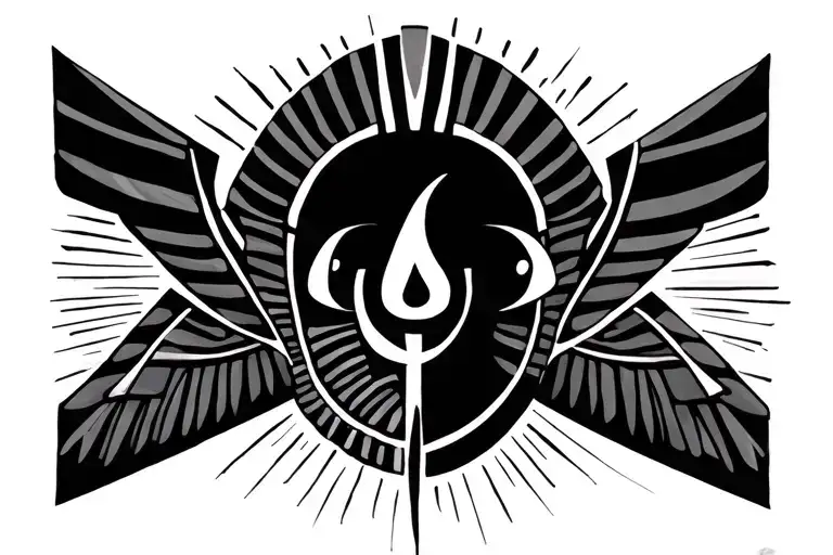 Egyptian writing tattoo design idea