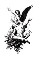 creation of Adam tattoo design idea