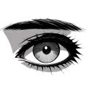 anime itachi eyes tattoo design idea