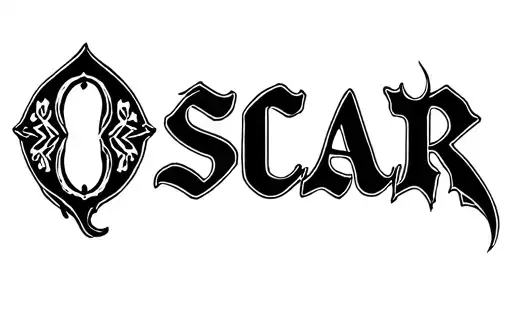 "Oscar" tattoo design idea