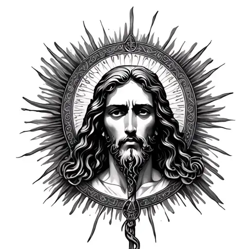 unlocking Christ consciousness  tattoo design idea
