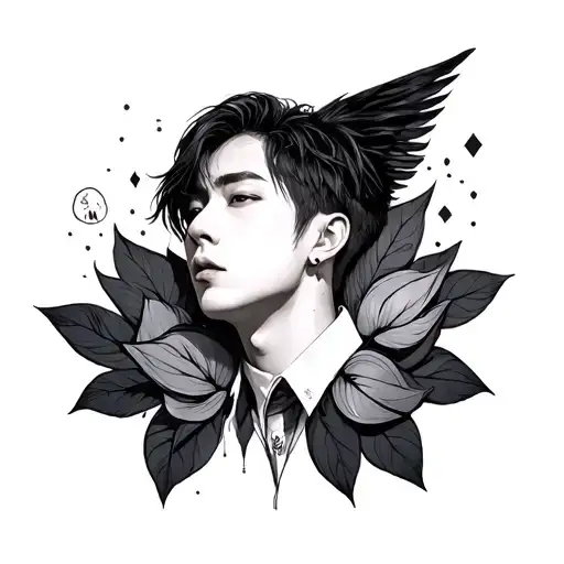 Jungkook tattoo design idea