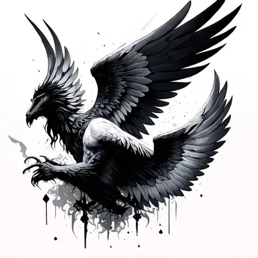 Marcelo burlon wings spread tattoo design idea