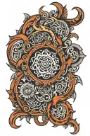 anglo saxon tattoo design idea