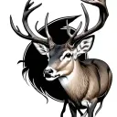 Dead Deer tattoo design idea
