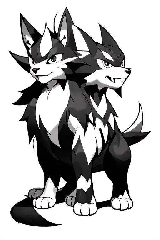 Arcanine, alakazam and mewtwo tattoo design idea