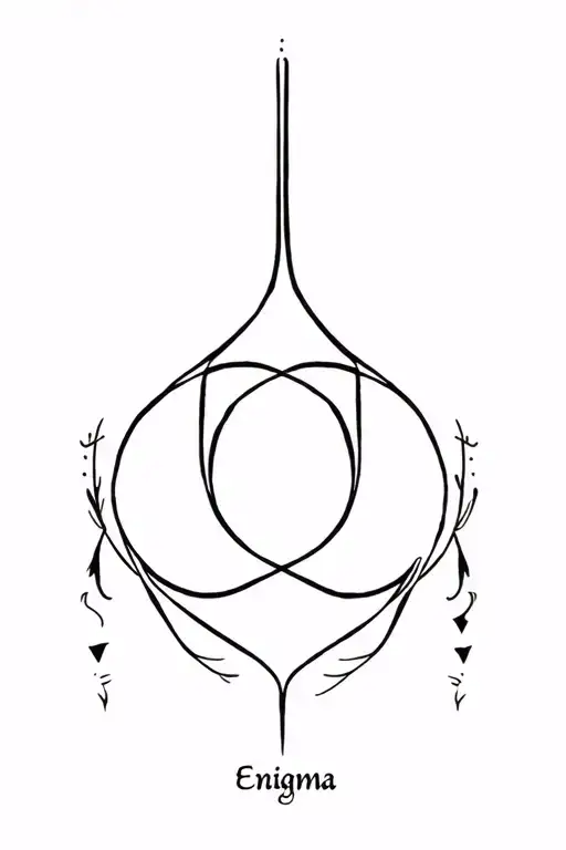 Serenity Courage Wisdom Charm Enigma tattoo design idea
