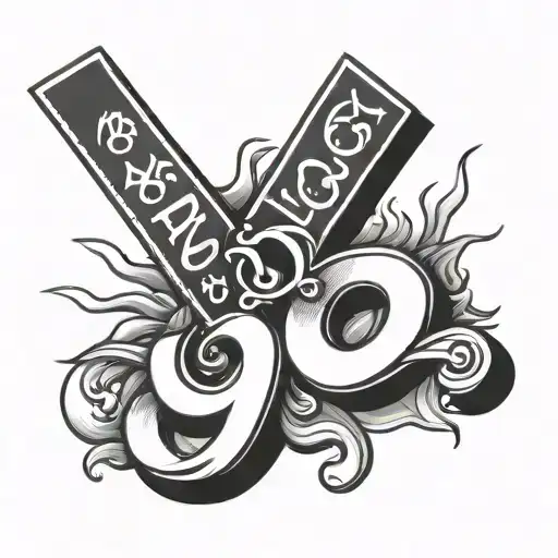1993 written sign tattoo tattoo design idea